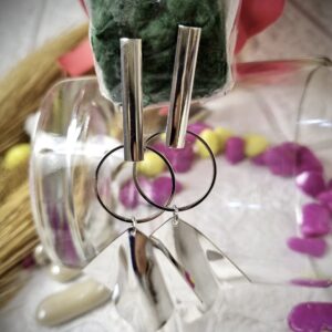 Silver Dangle Earrings - Antitarnish