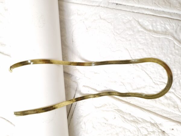 Gold Herringbone Chain Necklace - Antitarnish Gold Herringbone Chain Necklace - Antitarnish