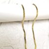Gold Herringbone Chain Necklace - Antitarnish