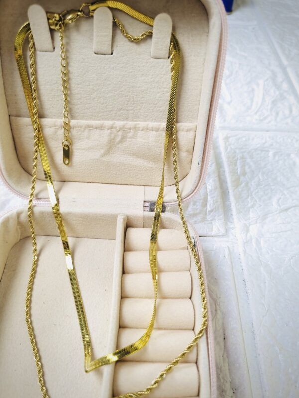 Double Chain Necklace - Antitarnish Double Chain Necklace - Antitarnish