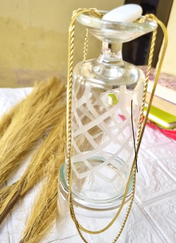 Double Chain Necklace - Antitarnish Double Chain Necklace - Antitarnish