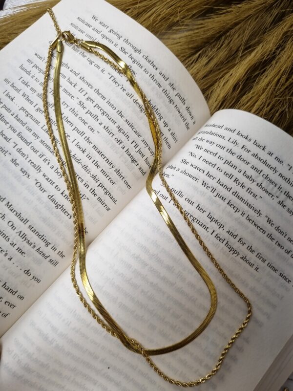 Double Chain Necklace - Antitarnish Double Chain Necklace - Antitarnish