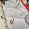 Gold Heart Pendant Necklace - Antitarnish