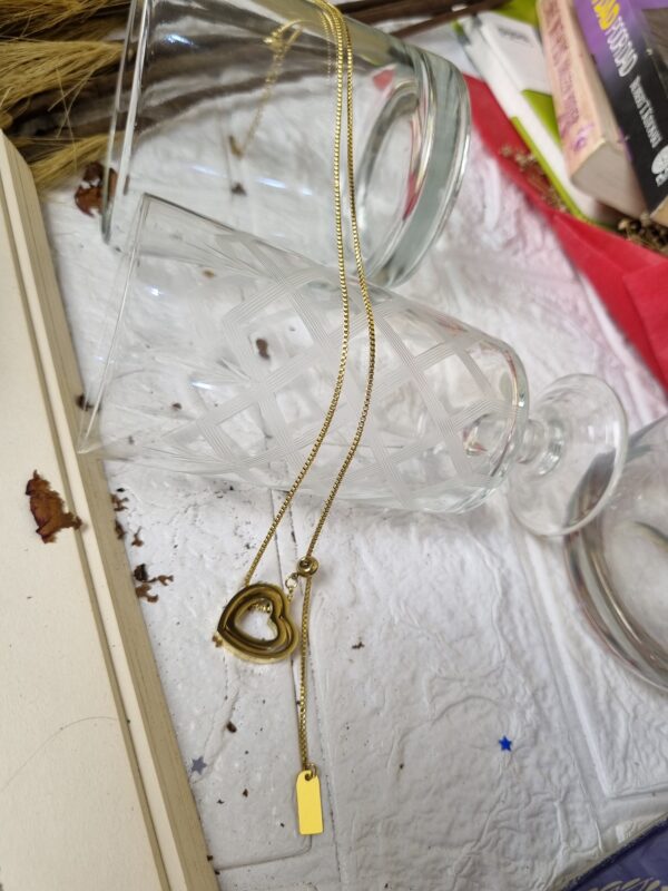 Gold Heart Pendant Necklace - Antitarnish Gold Heart Pendant Necklace - Antitarnish