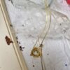 Gold Heart Pendant Necklace - Antitarnish