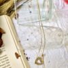 Gold Heart Pendant Necklace - Antitarnish
