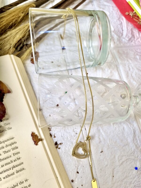 Gold Heart Pendant Necklace - Antitarnish Gold Heart Pendant Necklace - Antitarnish