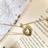 Gold Heart Pendant Necklace - Antitarnish