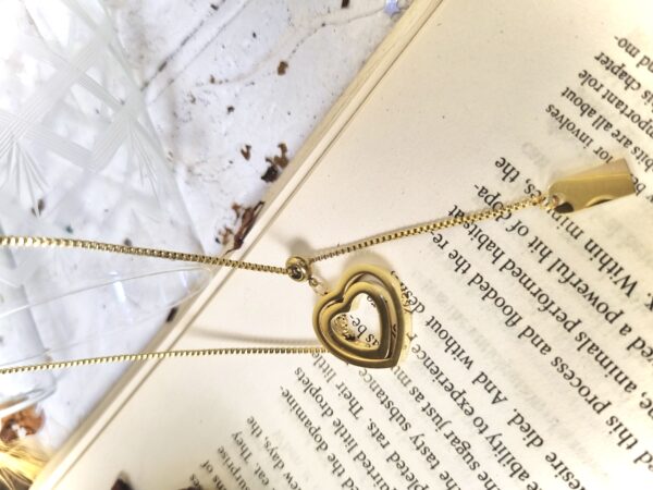 Gold Heart Pendant Necklace - Antitarnish Gold Heart Pendant Necklace - Antitarnish