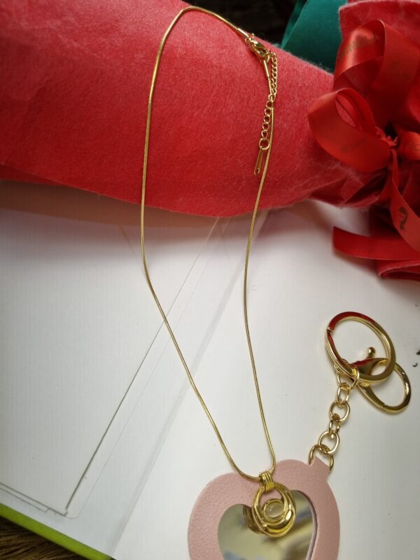 Stone Gold Pendant Necklace - Antitarnish Stone Gold Pendant Necklace - Antitarnish