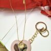 Stone Gold Pendant Necklace - Antitarnish
