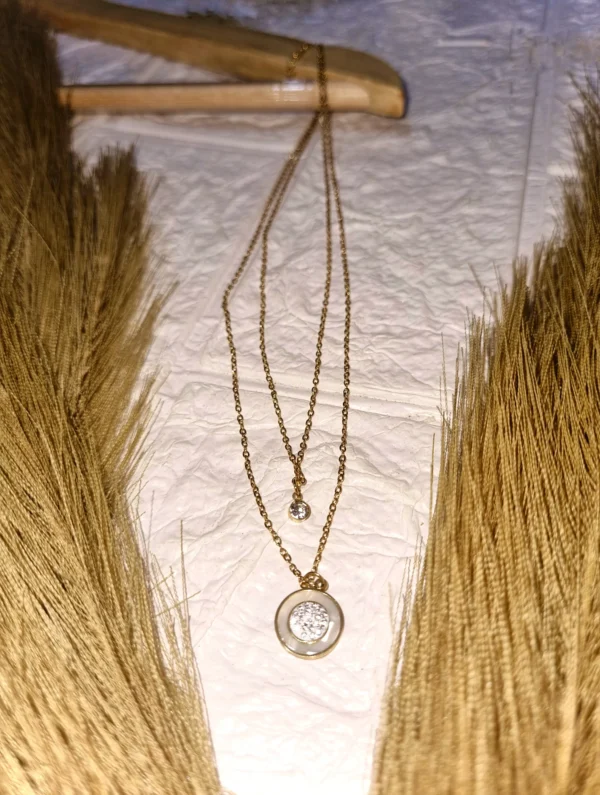 circle chain gold pendant circle chain gold pendant