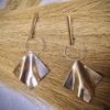 Gold Geometric Drop Earrings – Anti-Tarnish