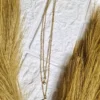 circle chain gold pendant