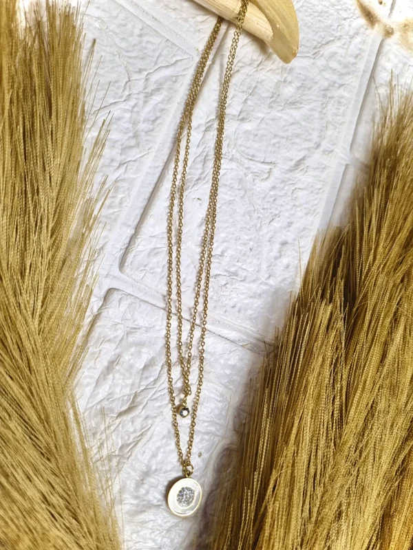 circle chain gold pendant circle chain gold pendant