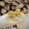 Gold Shell Studs - Antitarnish