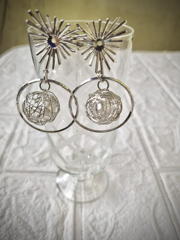 Cage Drop Earrings - Antitarnish Cage Drop Earrings - Antitarnish