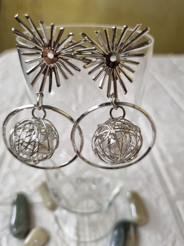 Cage Drop Earrings - Antitarnish Cage Drop Earrings - Antitarnish
