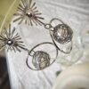 Cage Drop Earrings - Antitarnish