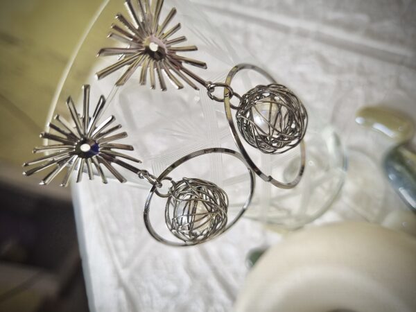 Cage Drop Earrings - Antitarnish Cage Drop Earrings - Antitarnish