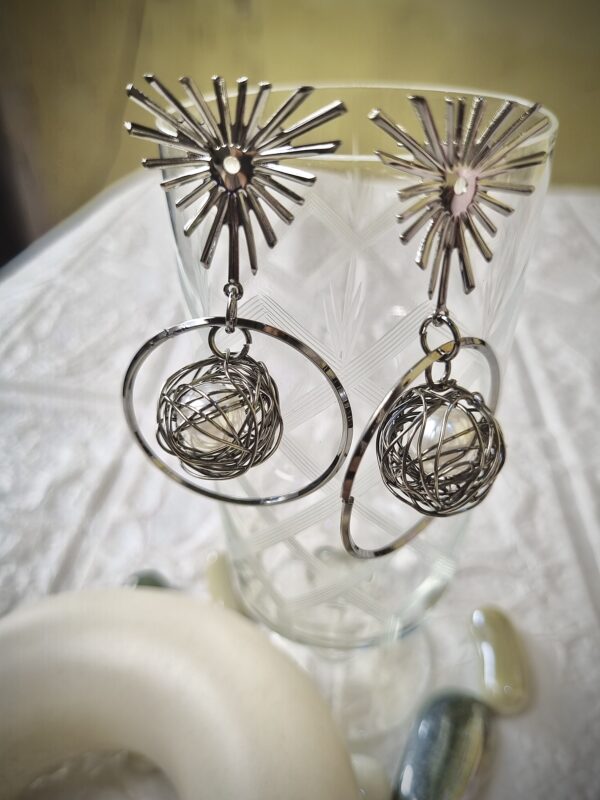 Cage Drop Earrings - Antitarnish Cage Drop Earrings - Antitarnish