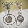Cage Drop Earrings - Antitarnish