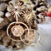 Rose Gold Cage Drop Earrings – Antitarnish