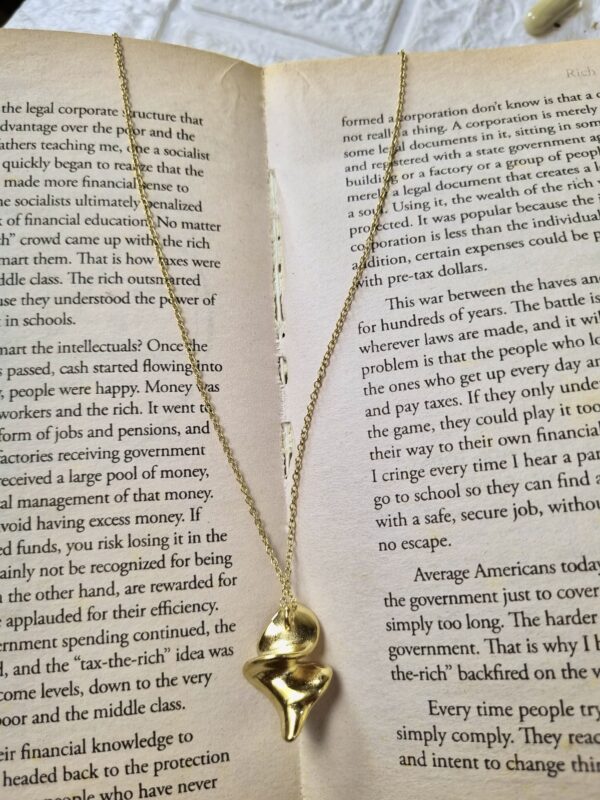 Gold Spinning Top Necklace - Antitarnish Gold Spinning Top Necklace - Antitarnish