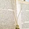Gold Spinning Top Necklace - Antitarnish