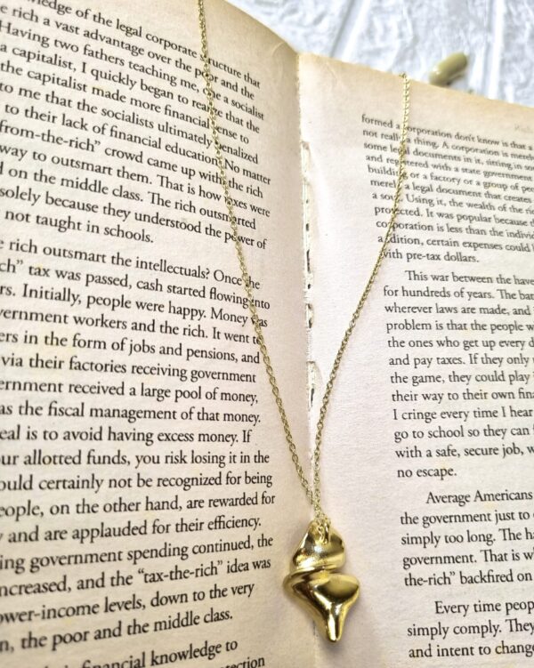 Gold Spinning Top Necklace - Antitarnish Gold Spinning Top Necklace - Antitarnish