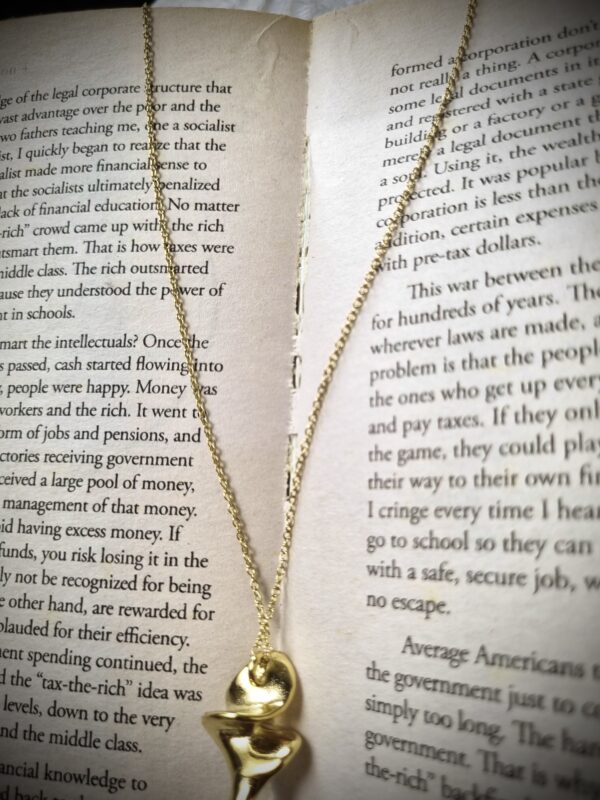 Gold Spinning Top Necklace - Antitarnish Gold Spinning Top Necklace - Antitarnish