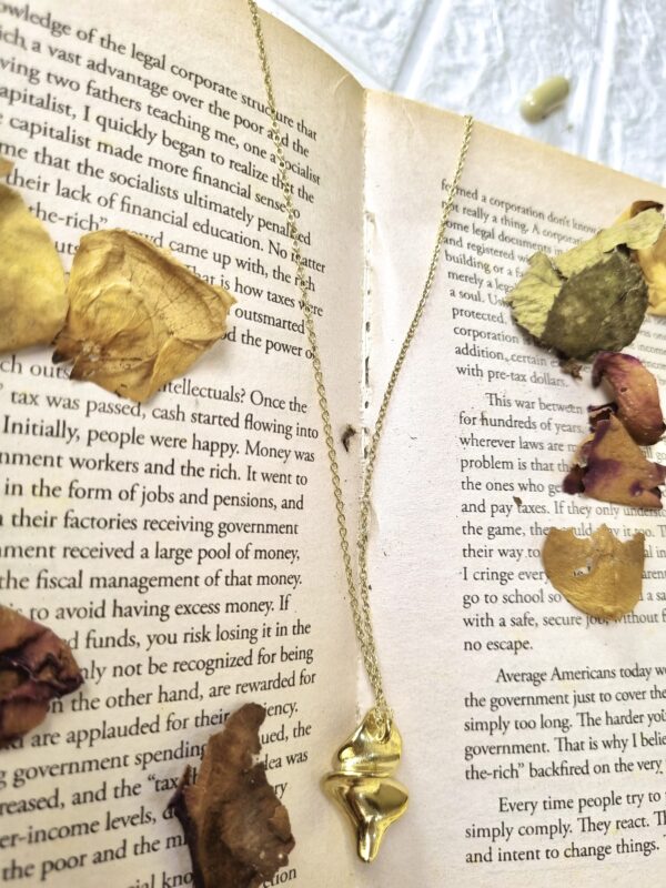 Gold Spinning Top Necklace - Antitarnish Gold Spinning Top Necklace - Antitarnish