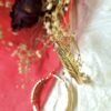Gold Feather Hoop Earrings - Antitarnish