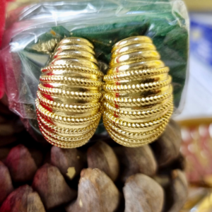 Gold Ball Stud Earrings - Antitarnish